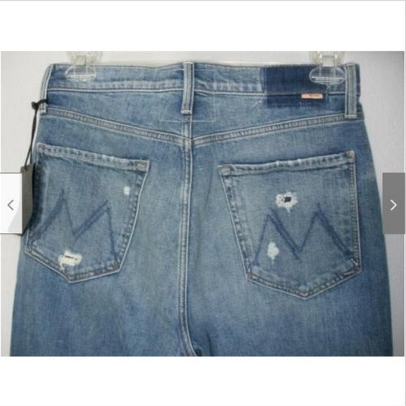 NWT Mother High Waisted Rider Ankle Jeans Far Beyond the Sky 30 - Picture 8 of 12